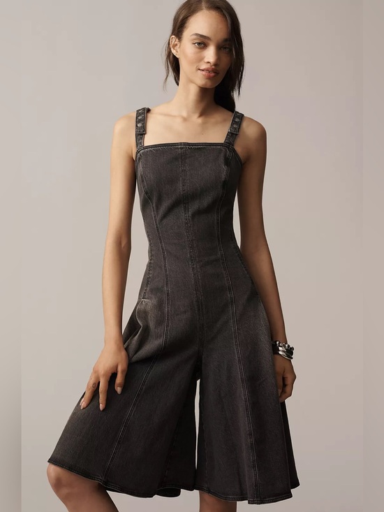 Anthropologie Pants - Pilcro Denim Midi Jumpsuit